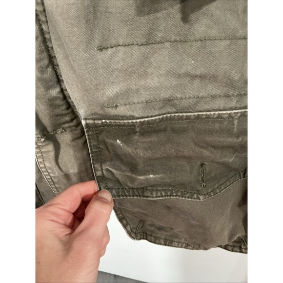 Converse Military Field Jacket, Army Green, Men's Small, Farm Chore Coat, Lined - Picture 6 of 16